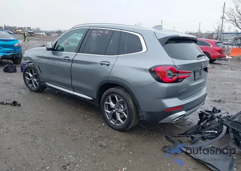2023 BMW X3 xDrive30I z USA, uszkodzony, nr VIN 5UX53DP06P9S75421